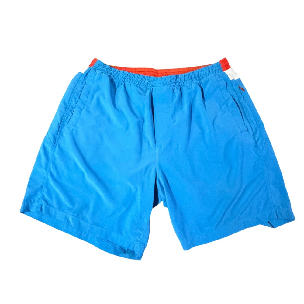Birddogs Boom Classic Blue Lined Athletic Gym Shorts Mens XXL 7 Inch Inseam